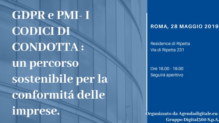 GDPR e PMI, i codici di condotta: un percorso sostenibile per la conformità delle imprese
