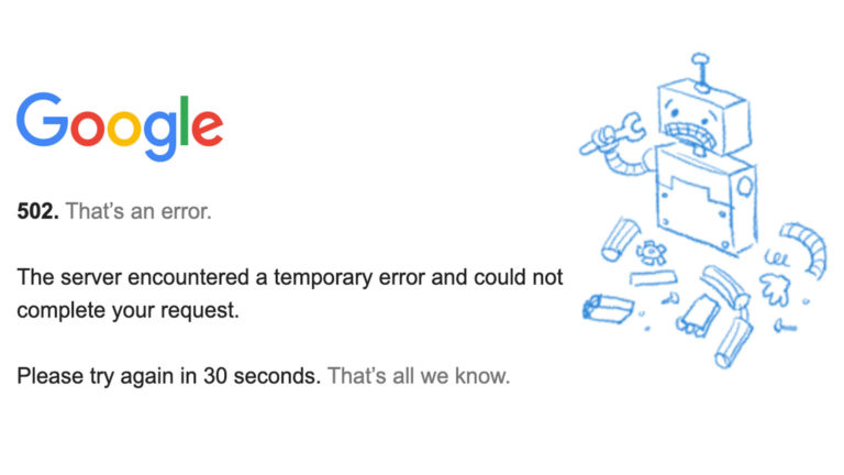Google down cos'è successo