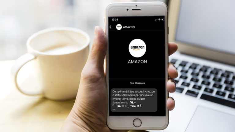 Phishing Amazon su Signal news analysis