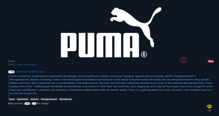 attacco puma
