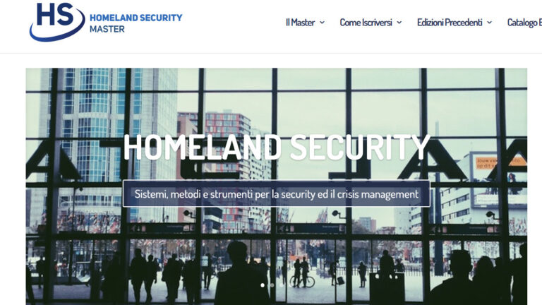 Campus Biomedico: Master di II livello in Homeland Security