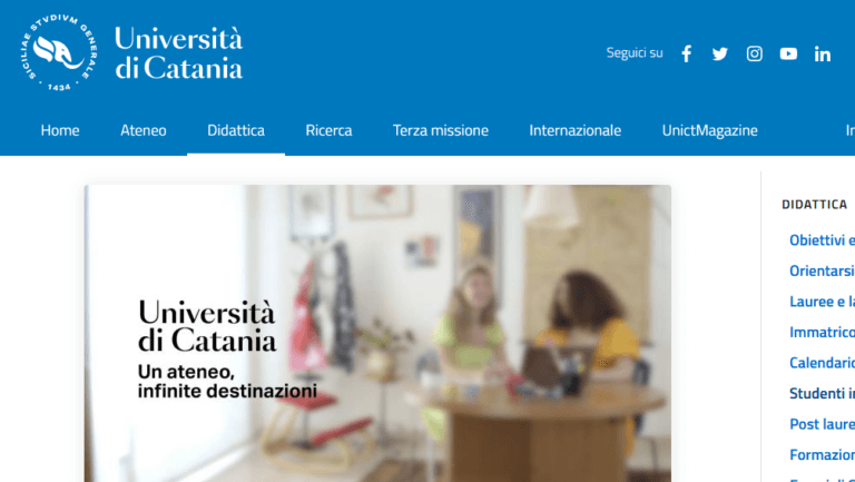 Università di Catania, Master di II livello in Risk & Security Management
