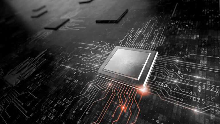 Central Computer Processors CPU concept