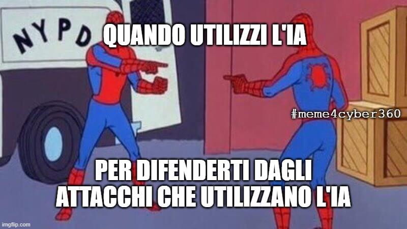 Meme4Cyber360: L'IA nelle battaglie di cyber security