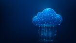 Cloud,Data,Center,Storage,Technology,On,Blue,Background.,Cloud,Computing