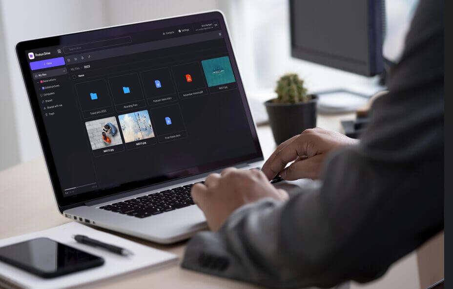 Proton Drive backup e cloud storage
