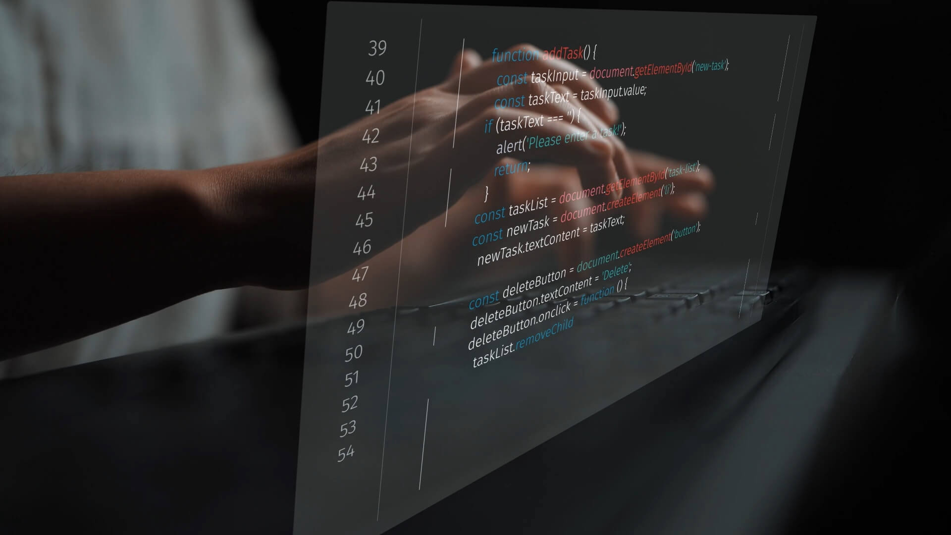 Javascript,Programming,For,Task,Manager,User,Interface,,Handling,Form,Submission,