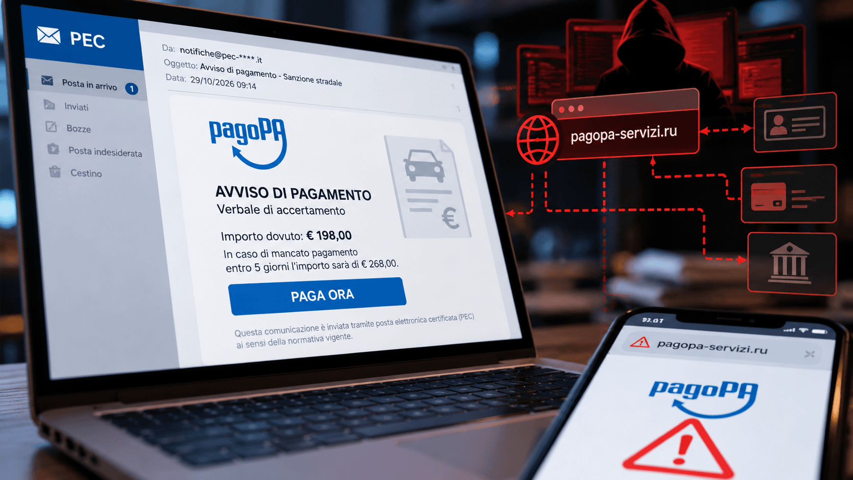 Truffa PEC_ falso avviso pagoPA
