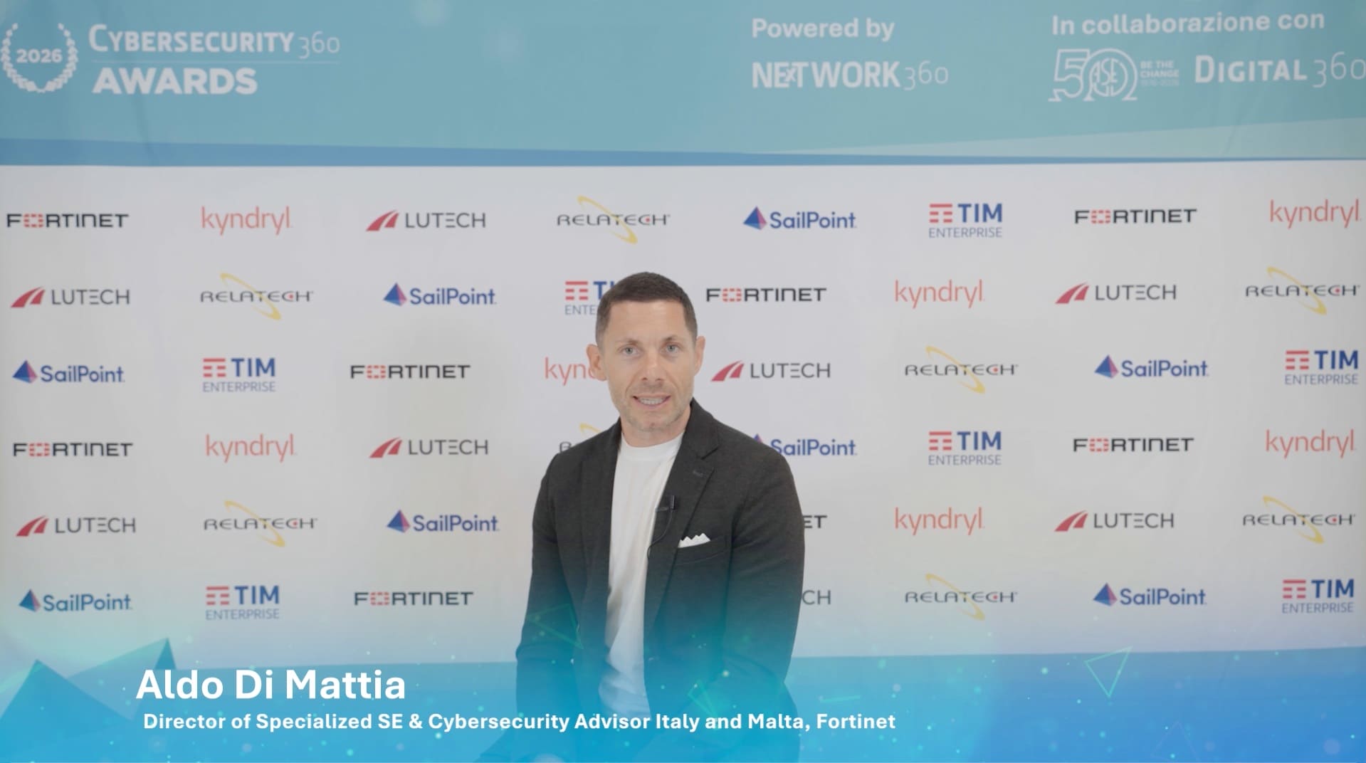 Videointervista Fortinet Cybersecurirty360 Awards
