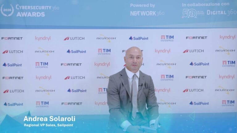 Videointervista Sailpoint Cybersecurirty360 Awards
